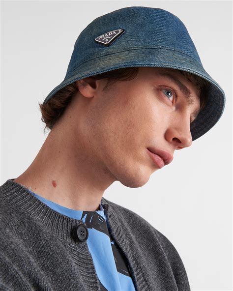 prada hats price|Prada denim hat.